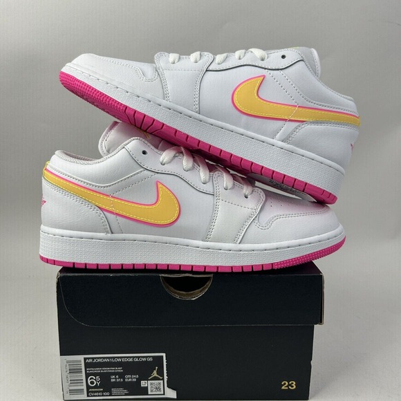Air Jordan Shoes - Nike Shoes Air Jordan 1 Low Retro GS “Edge Glow” 2024